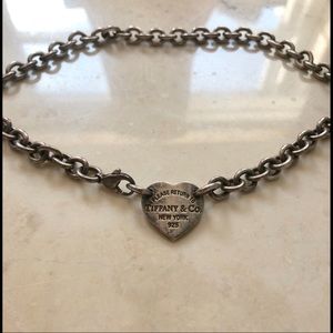 Tiffany&Co Please Return To Heart Choker Necklace